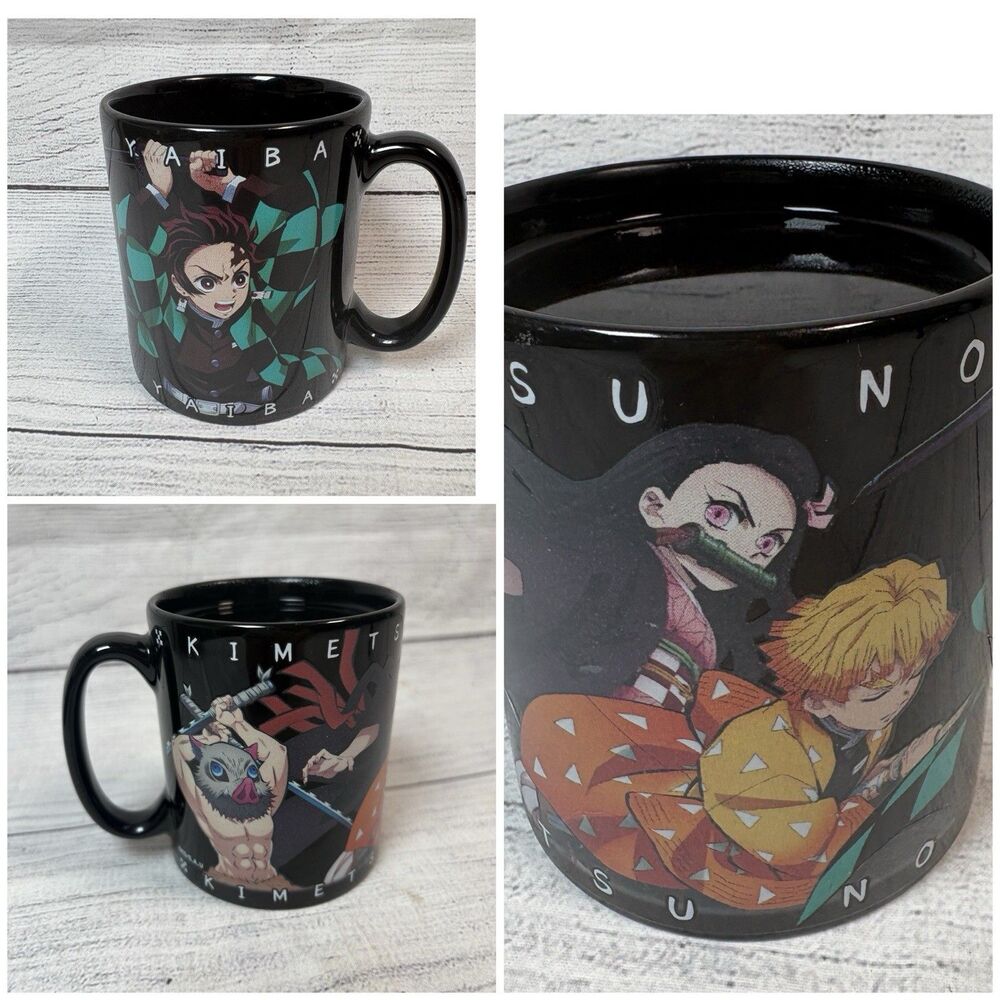 Demon Slayer Color Changing Mug 4 Character Design Japan Kimetsu No Yaiba Manga